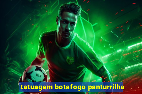 tatuagem botafogo panturrilha